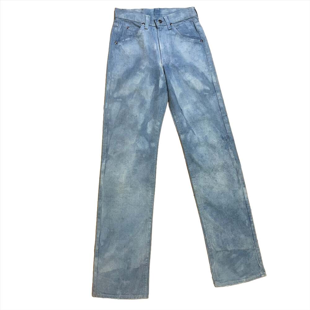 Groovy Vintage Cloudy Dyed Lee Jeans Made In USA 27" Waist